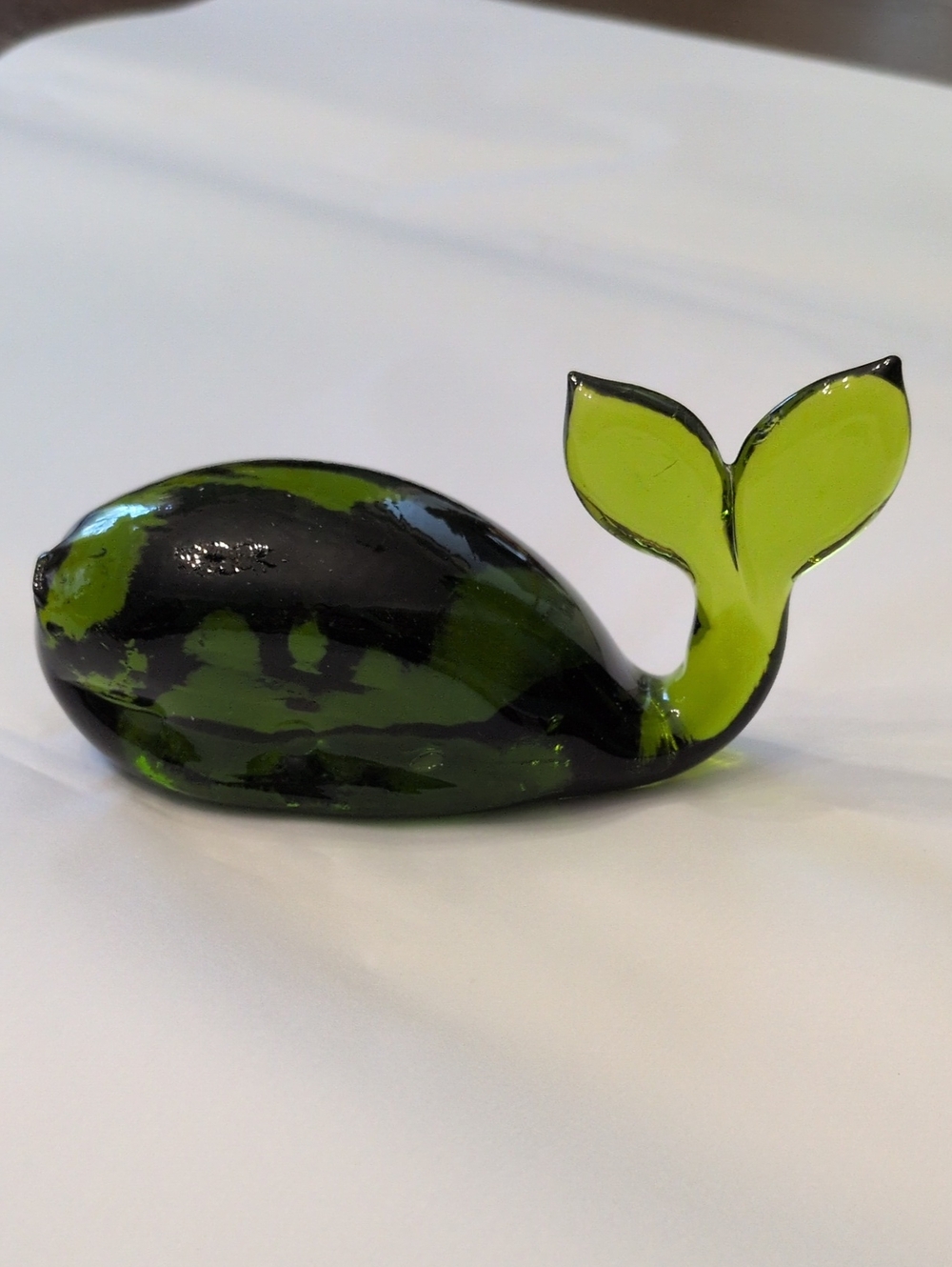 Rainbow Art Glass Whale
